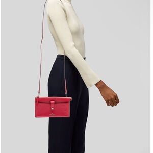 Kate Spade Spotlight (light red) with Silver Hardware Crossbody NWOT
